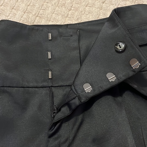 Mexx Black Cropped Dress Pants Size 32 - Picture 6 of 9